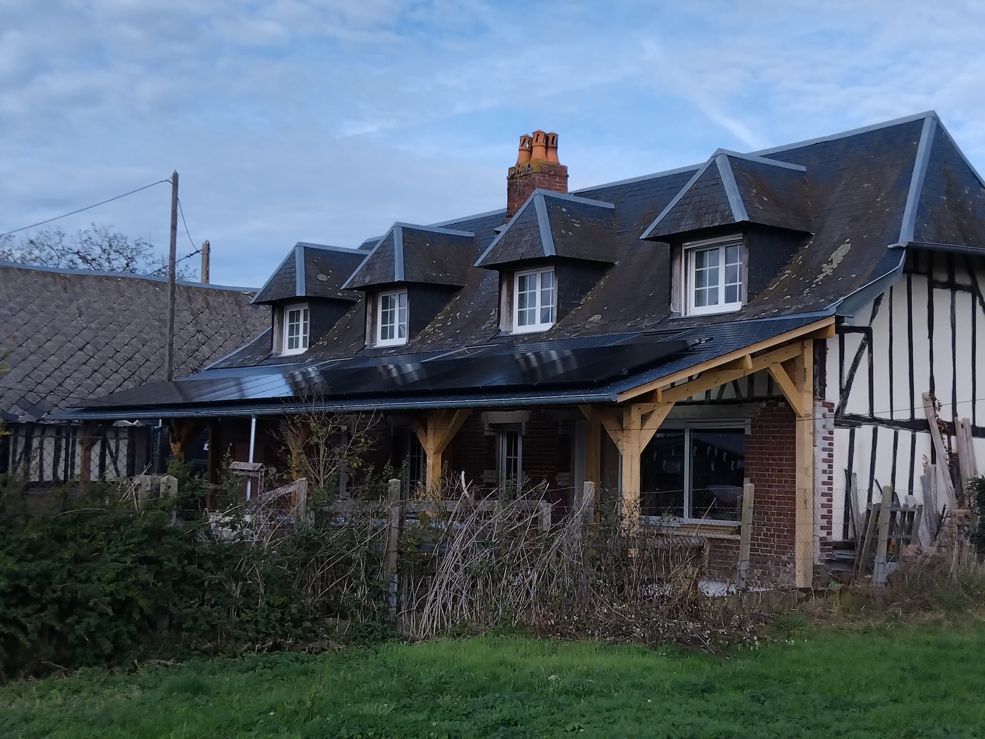 Installation photovoltaïque de 7.5 kWc à Fouqueville