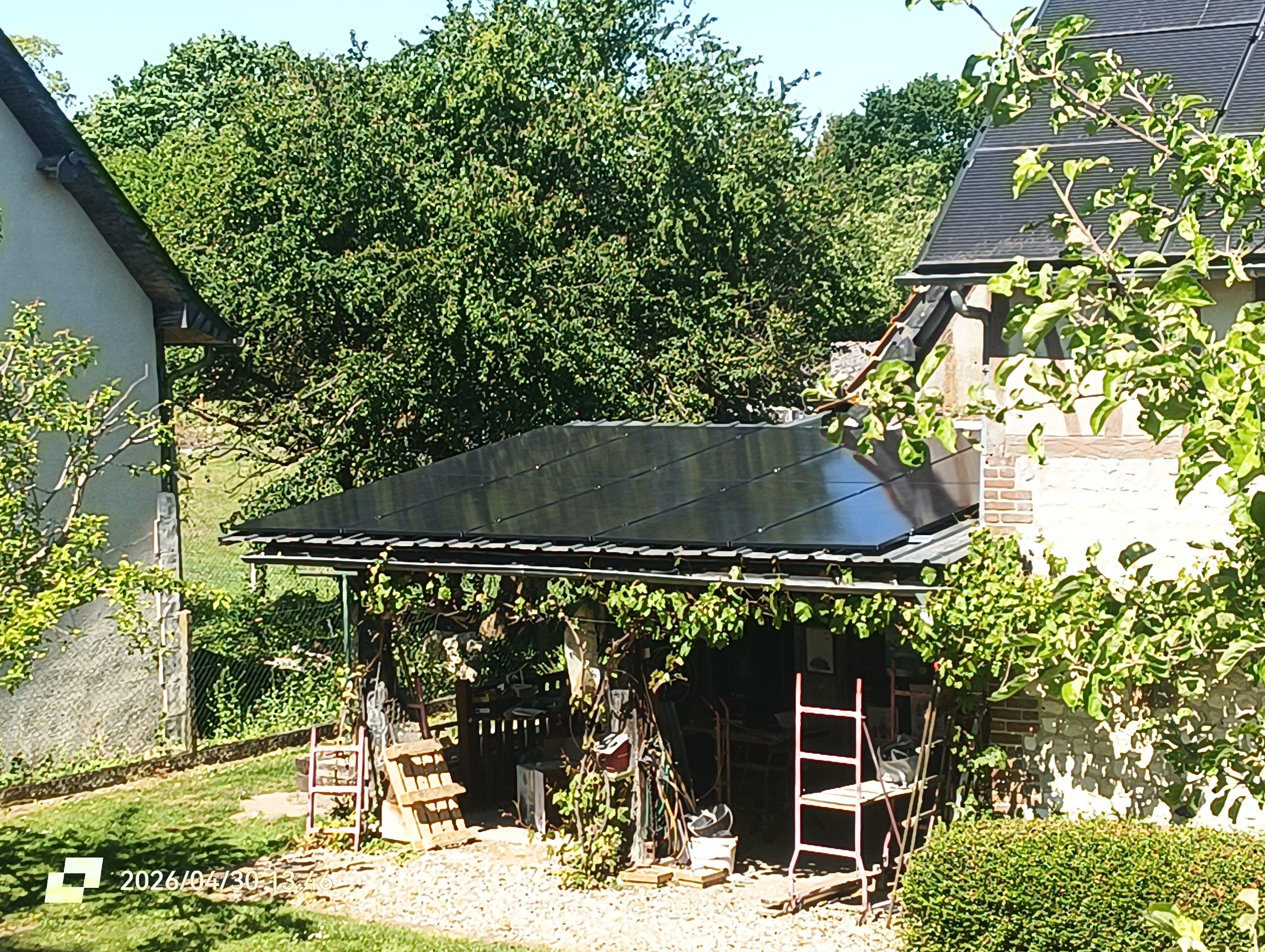 Installation photovoltaïque de 5.0 kWc à Sahurs