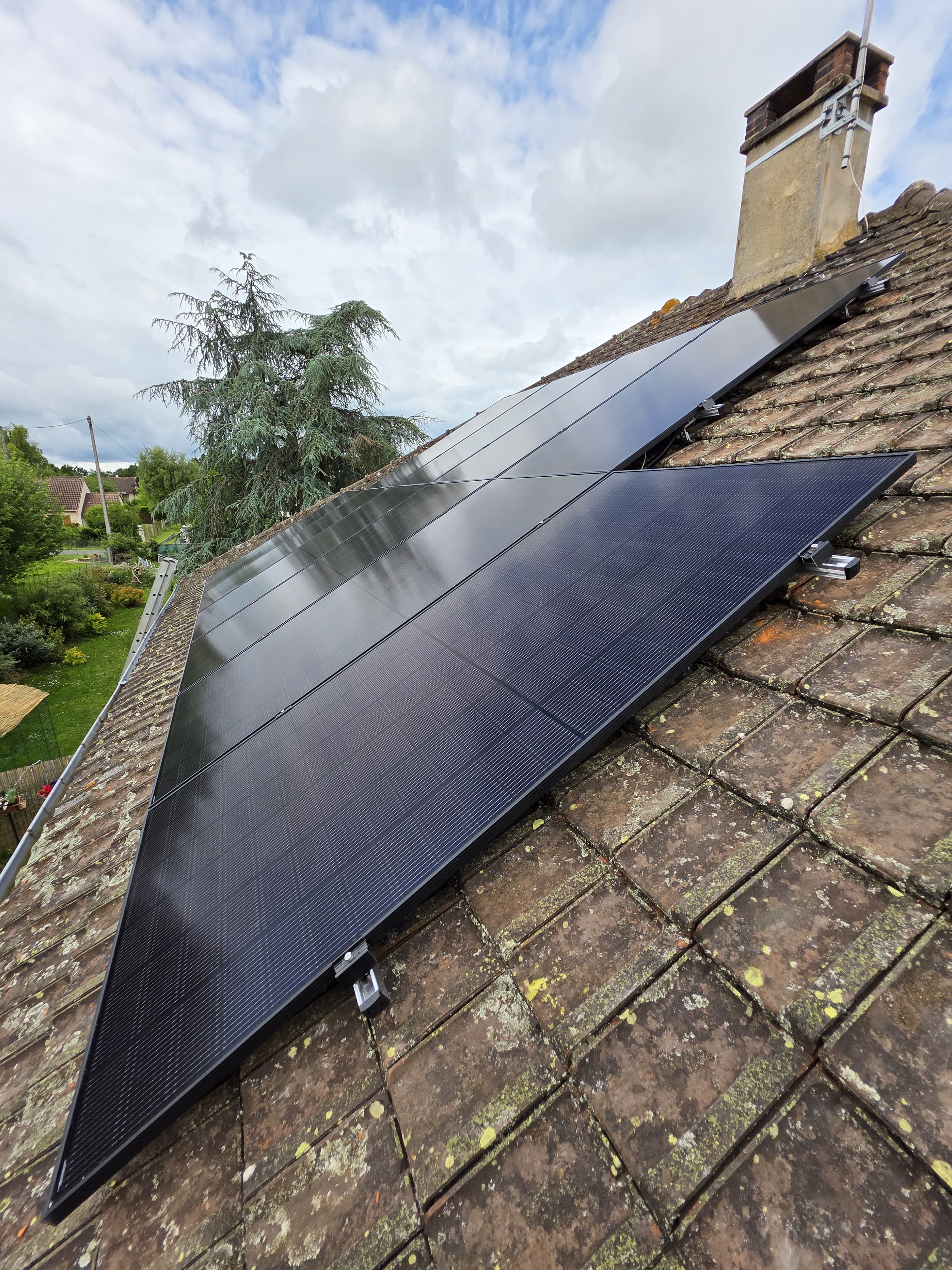 Installation photovoltaïque de 6 kWc à Évaux-les-Bains (23)