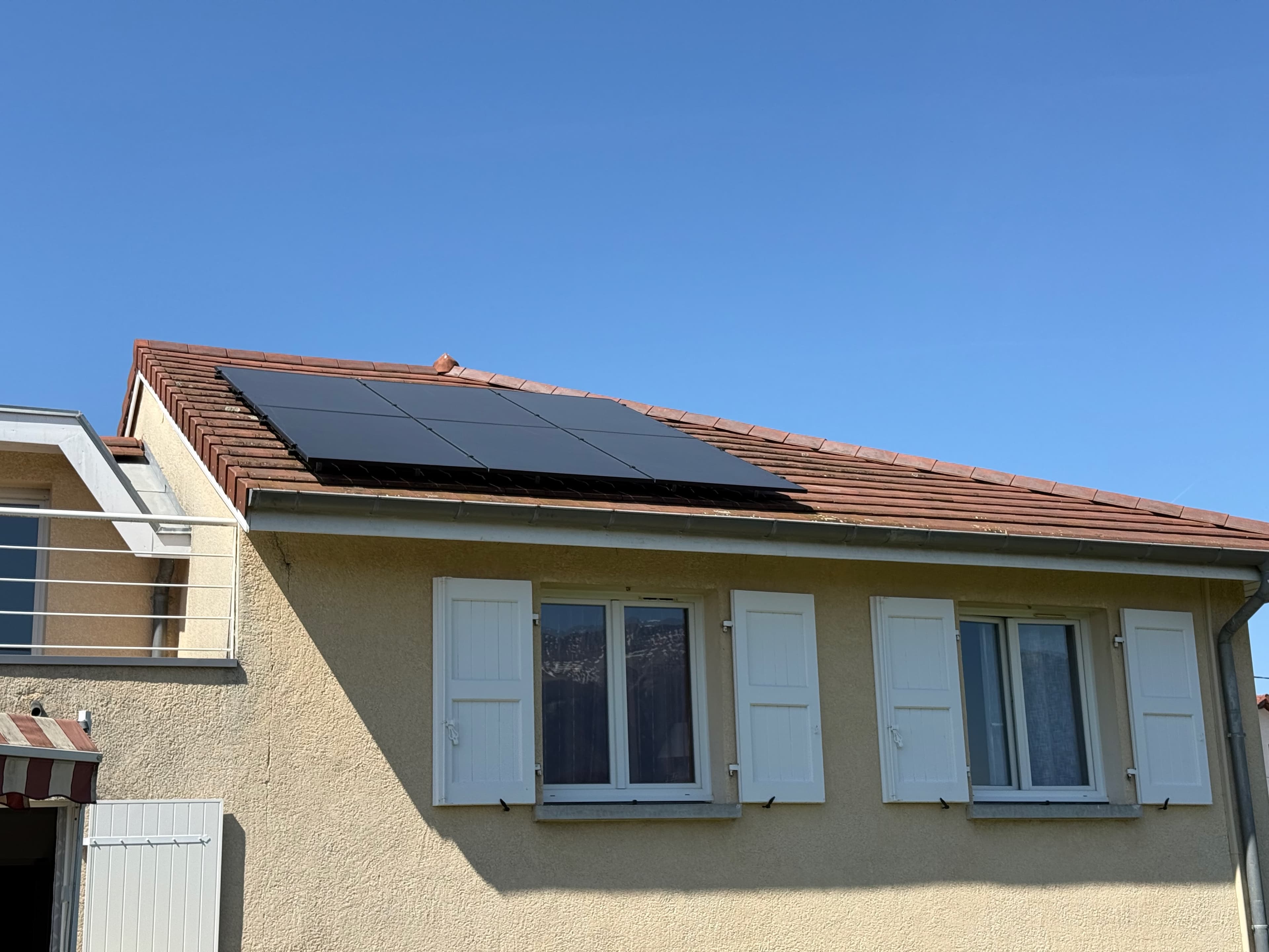Installation photovoltaïque de 3 kWc à Voiron (38)