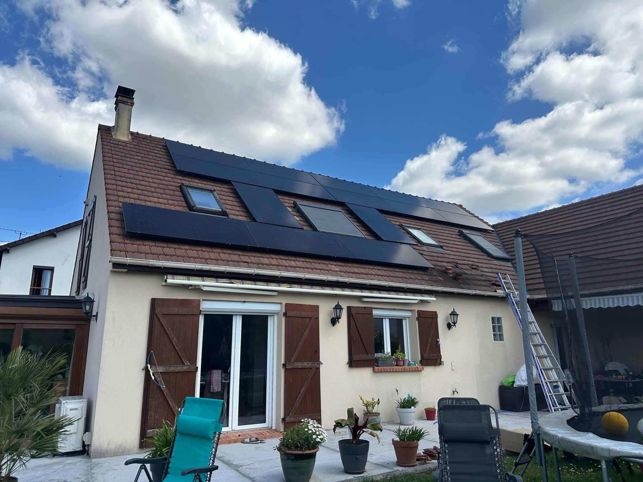 Installation photovoltaïque de 9.0 kWc à Bussy-Saint-Georges