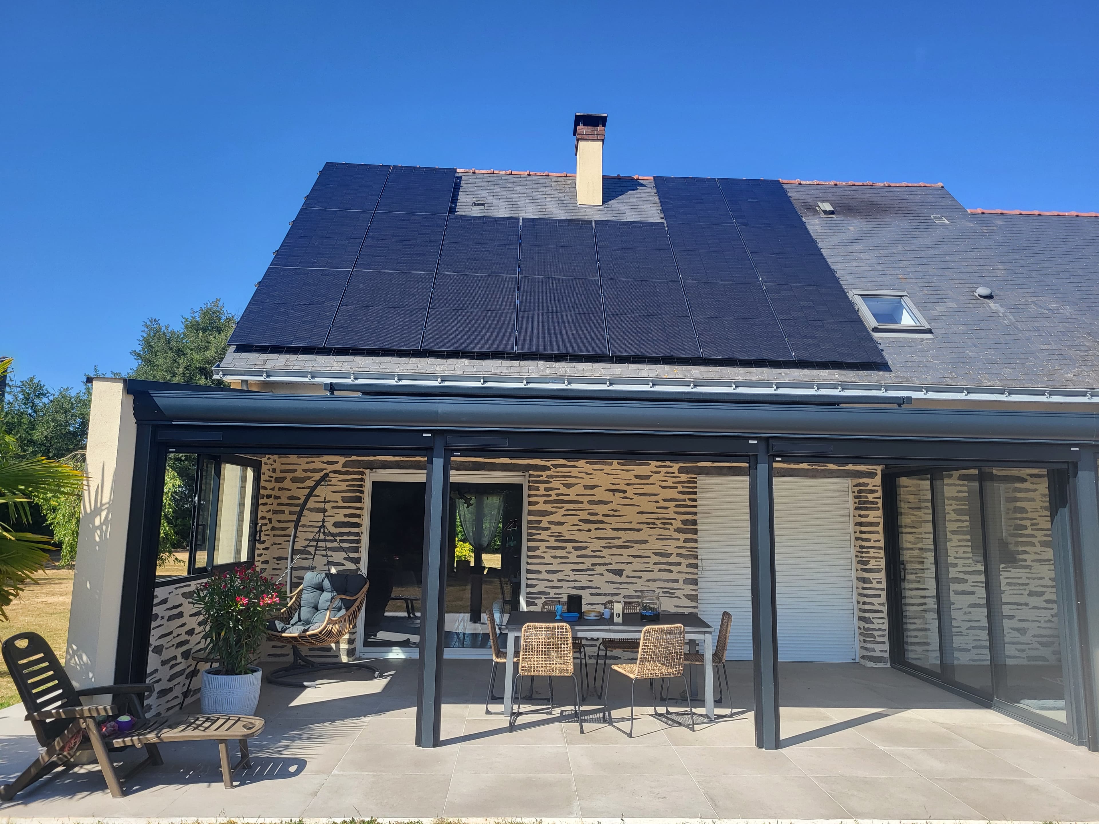 Installation photovoltaïque de 9.0 kWc à Longuenée-en-Anjou