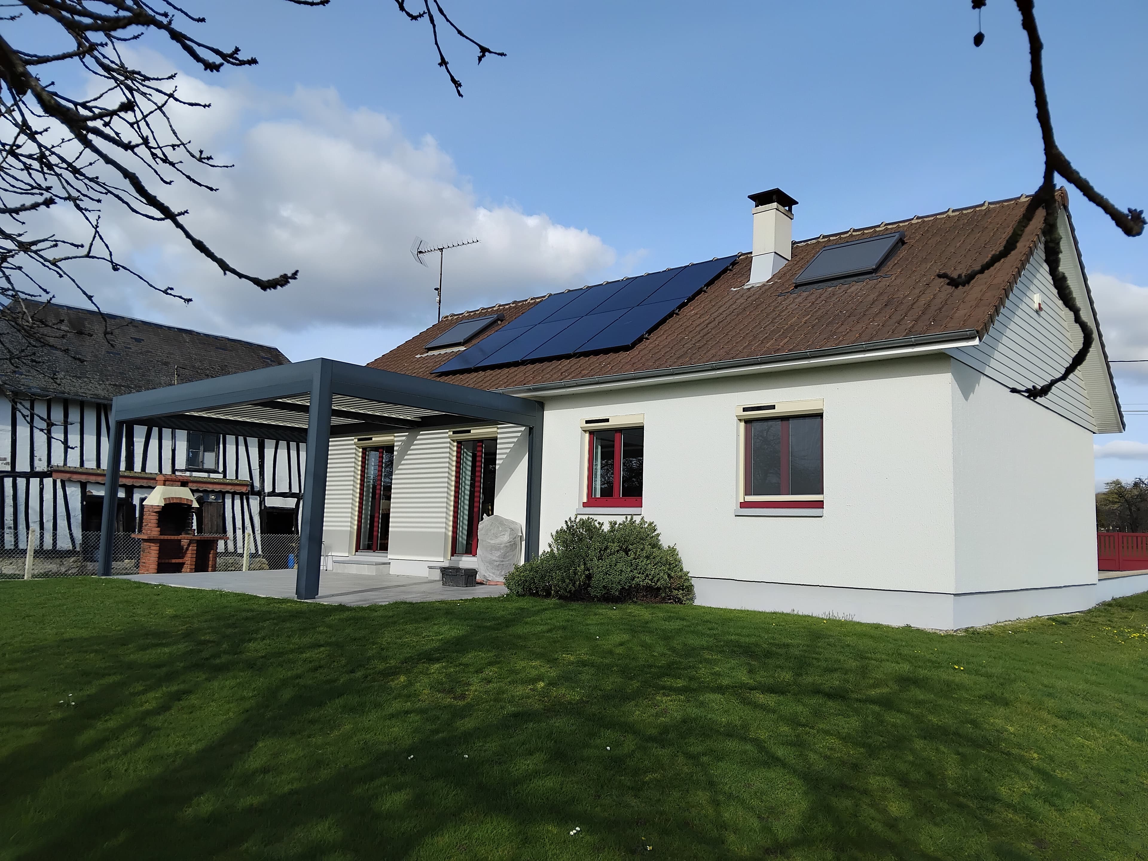 Installation photovoltaïque de 4.0 kWc à Jumièges