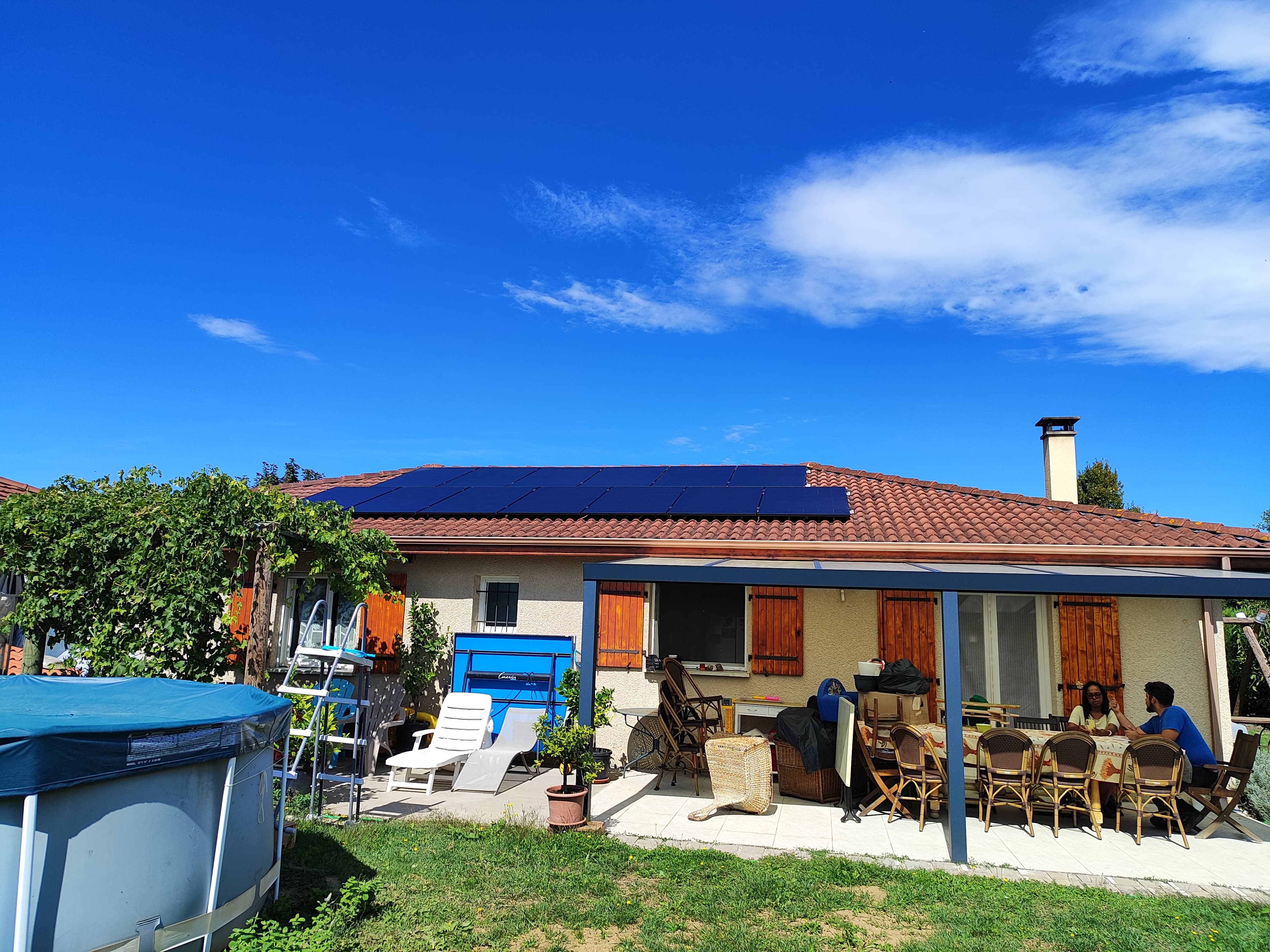 Installation photovoltaïque de 6.5 kWc à Beaurepaire