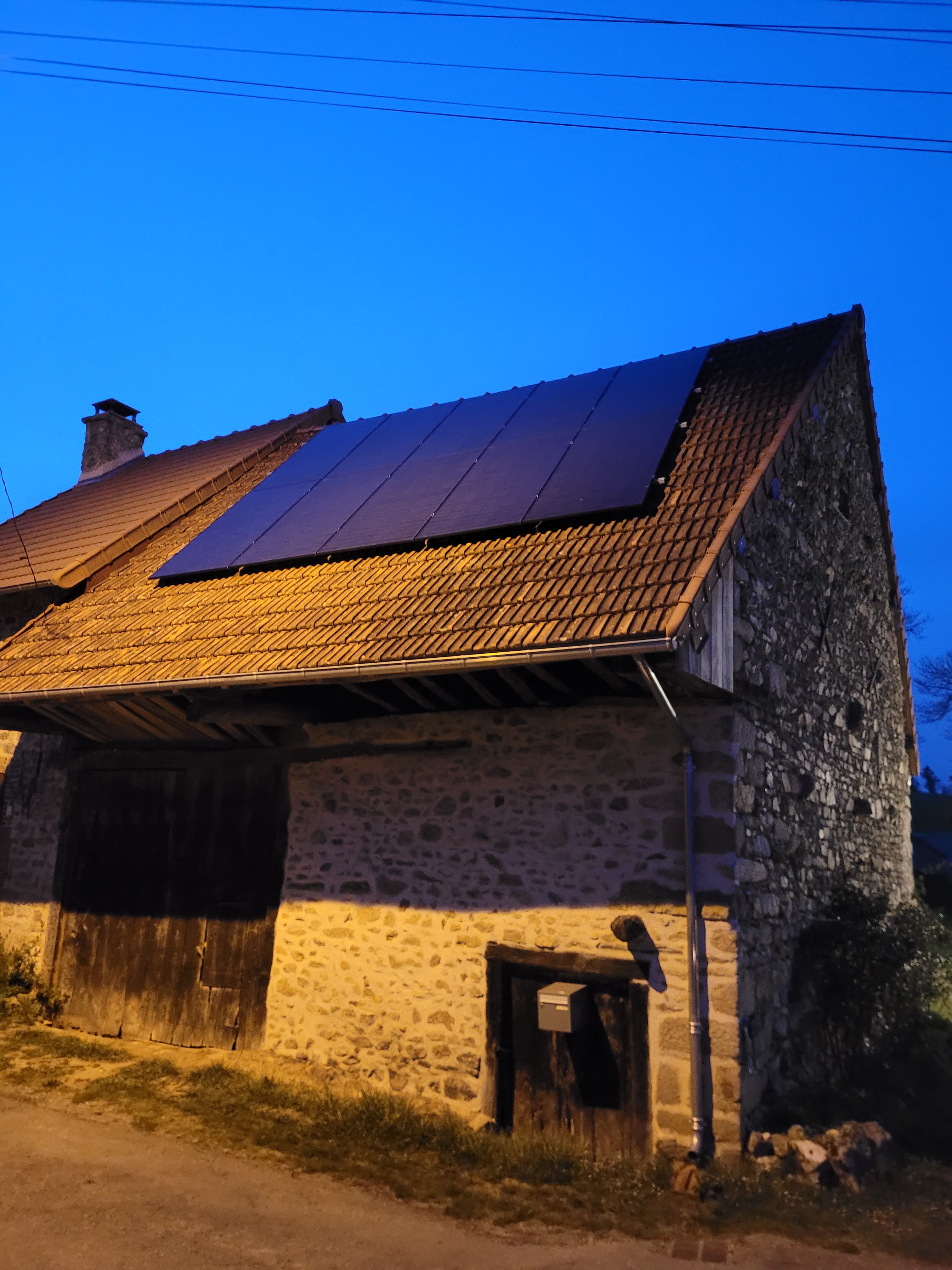 Installation photovoltaïque de 6.0 kWc à Saint-Dizier-Masbaraud