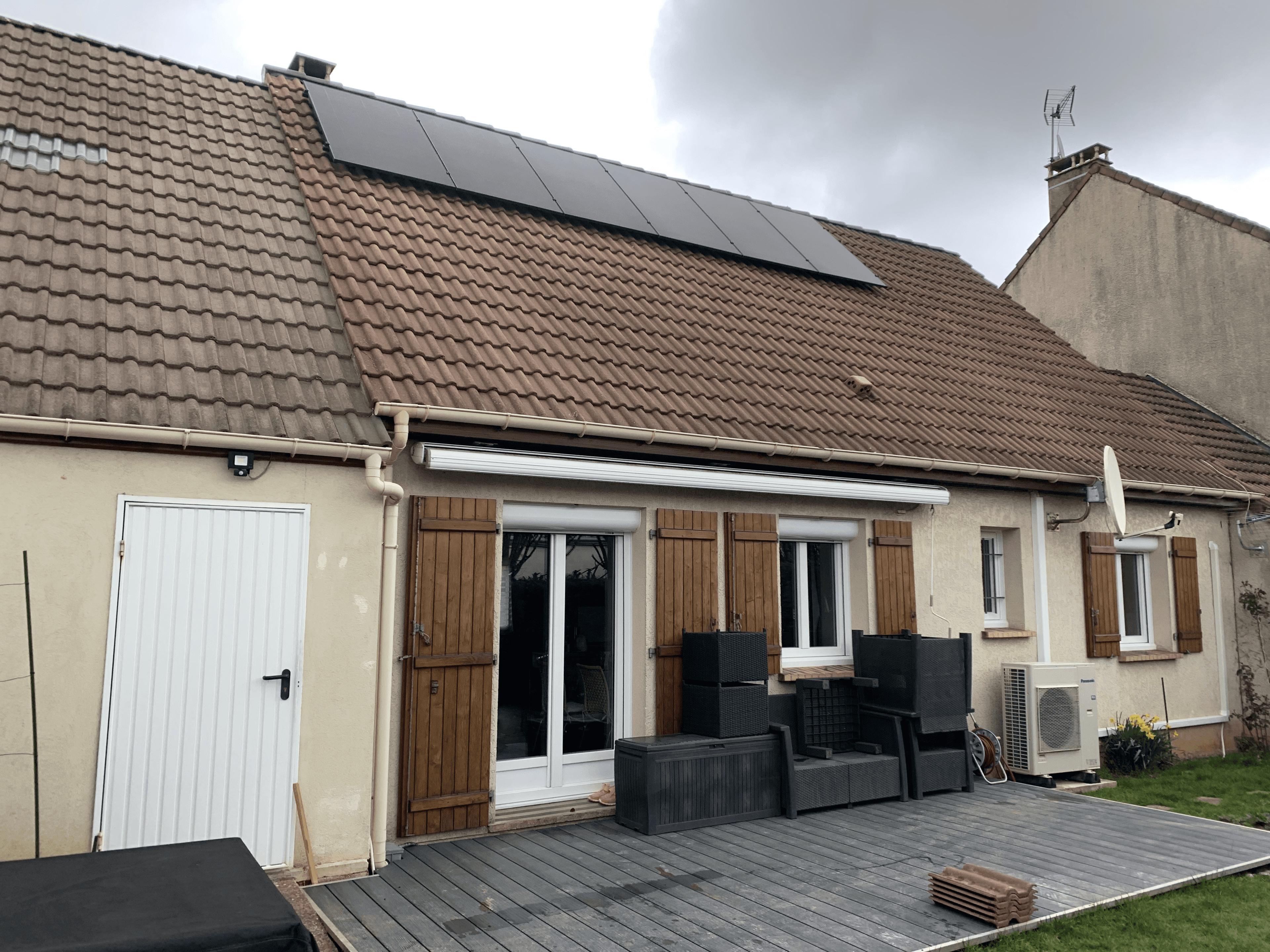 Installation photovoltaïque de 3.0 kWc à Louvres