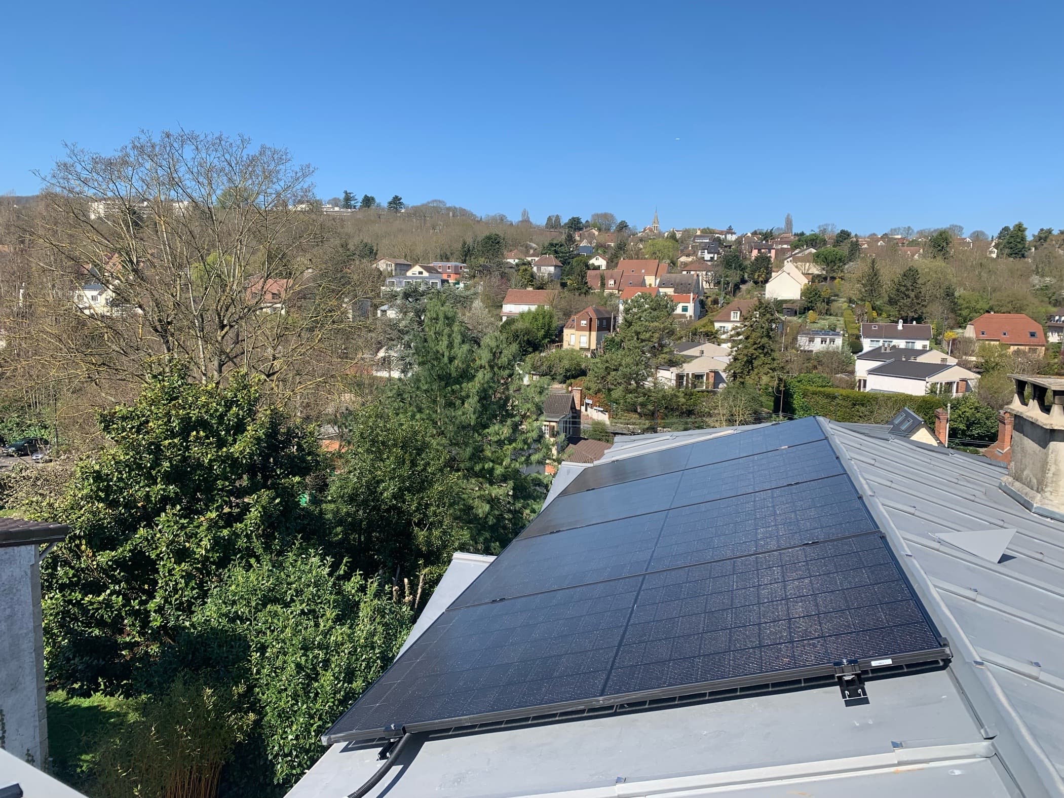 Installation photovoltaïque de 2.0 kWc à Le Pecq