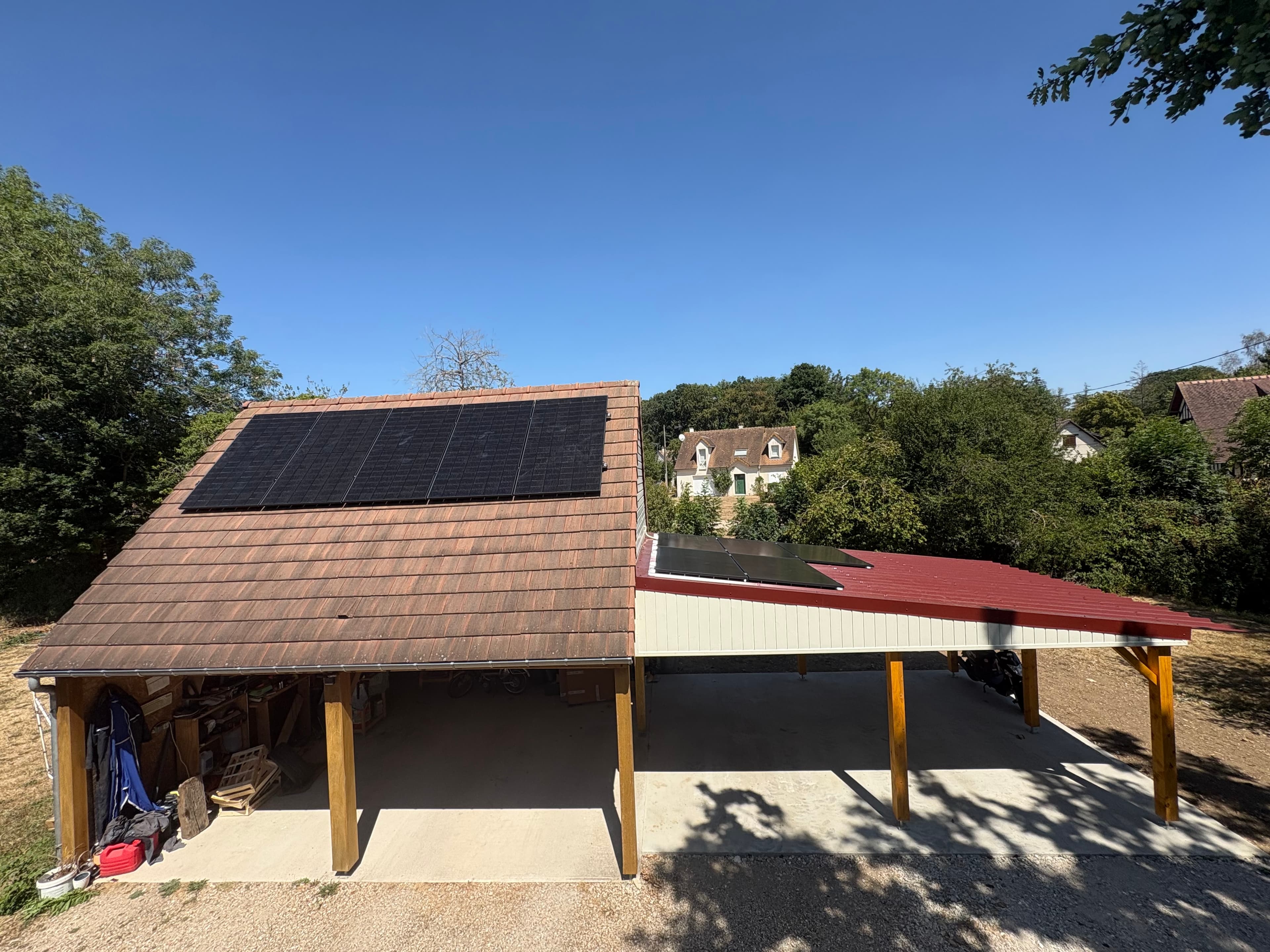 Installation photovoltaïque de 5.0 kWc à La Chapelle-du-Bois-des-Faulx